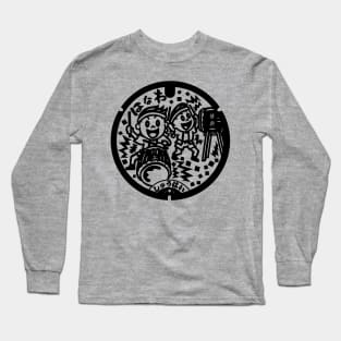 Hanawa drain cover - Japan - Front print Long Sleeve T-Shirt